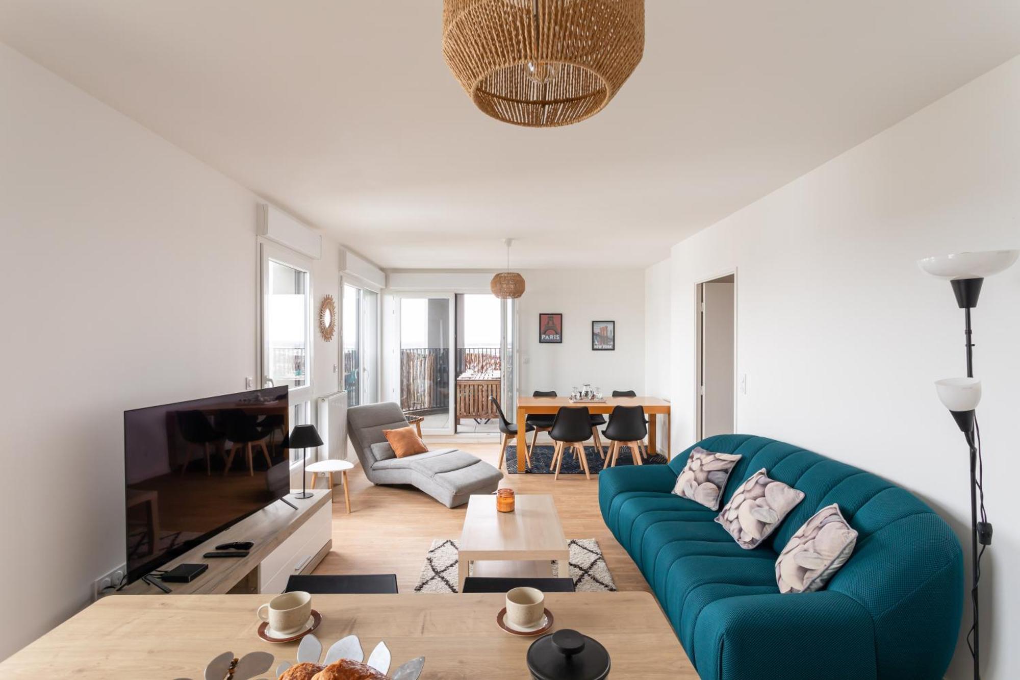Akoya Urban Loft - Duplex Dernier Etage Terrasses Appartement Rennes