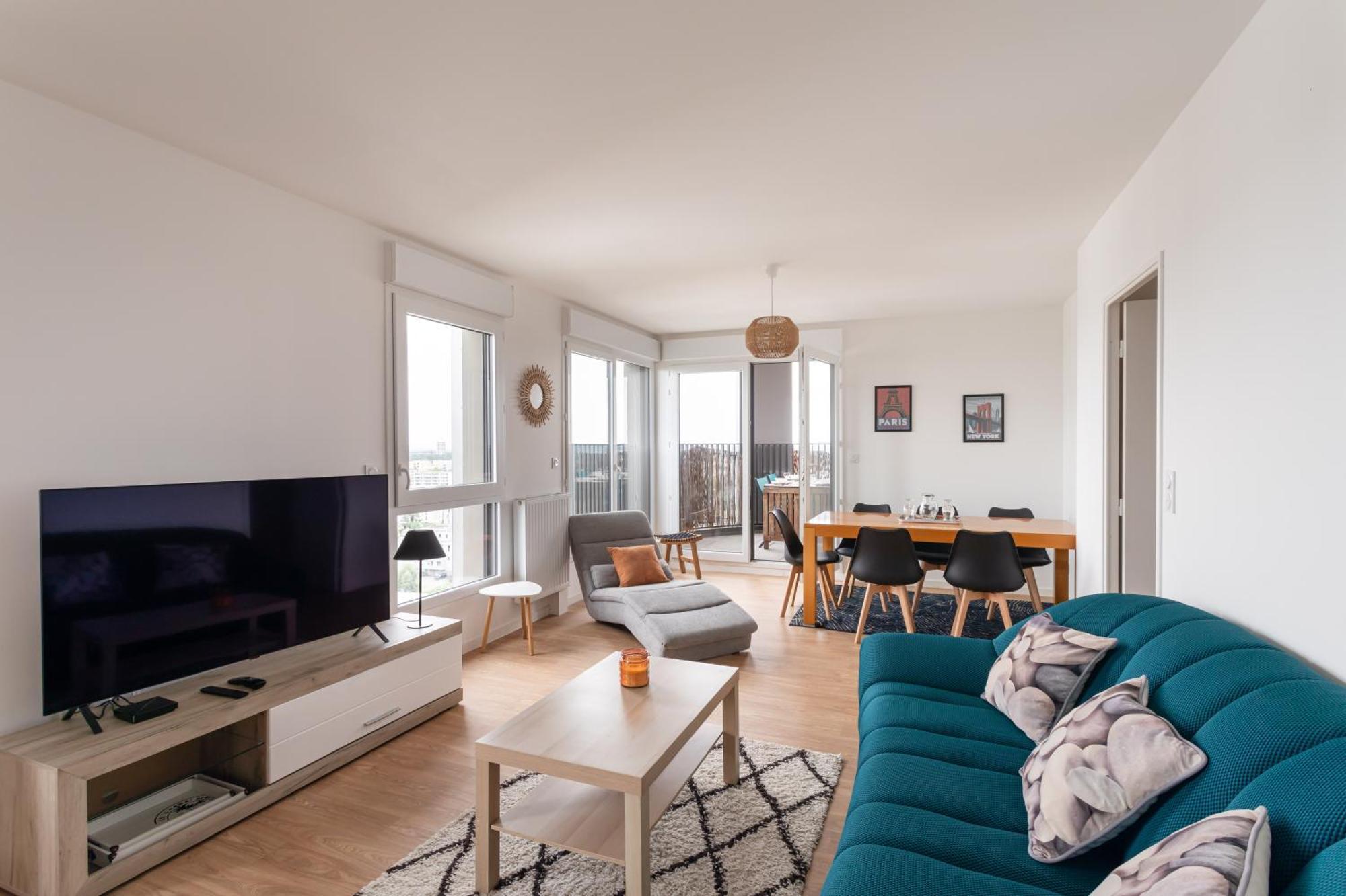 Akoya Urban Loft - Duplex Dernier Etage Terrasses * Rennes